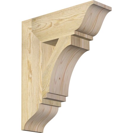 Ekena Millwork Imperial Traditional Rough Sawn Bracket, Douglas Fir, 6"W x 20"D x 24"H BKT06X20X24IMP01RDF